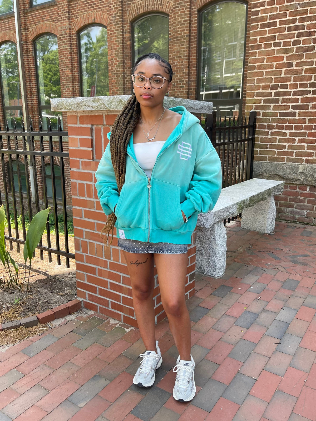 Aqua Sun Kissed Zip-Up