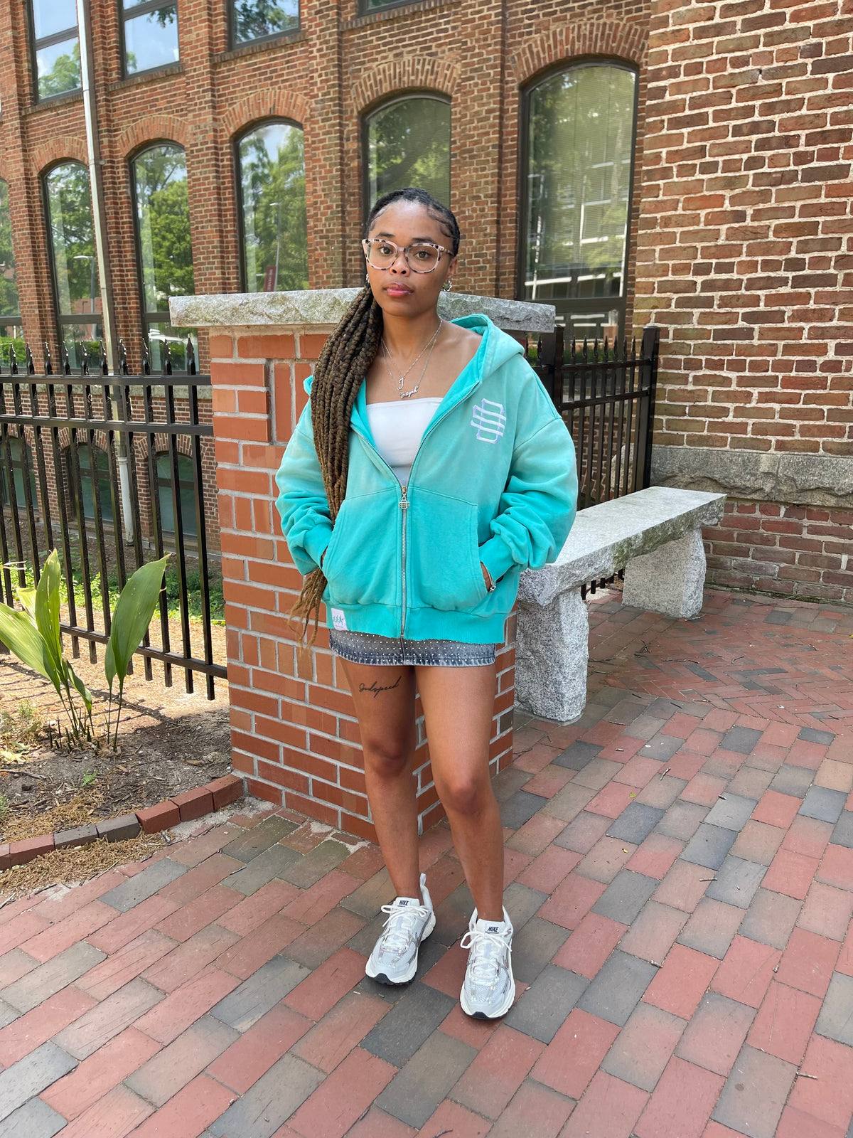 Aqua Sun Kissed Zip-Up