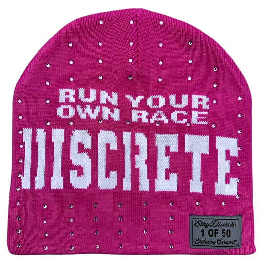 Pink VVS Discrete Beanie