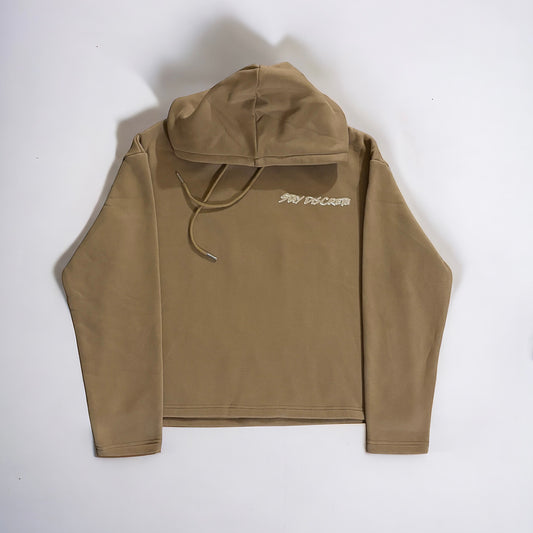 Brown Discrete Hoodie