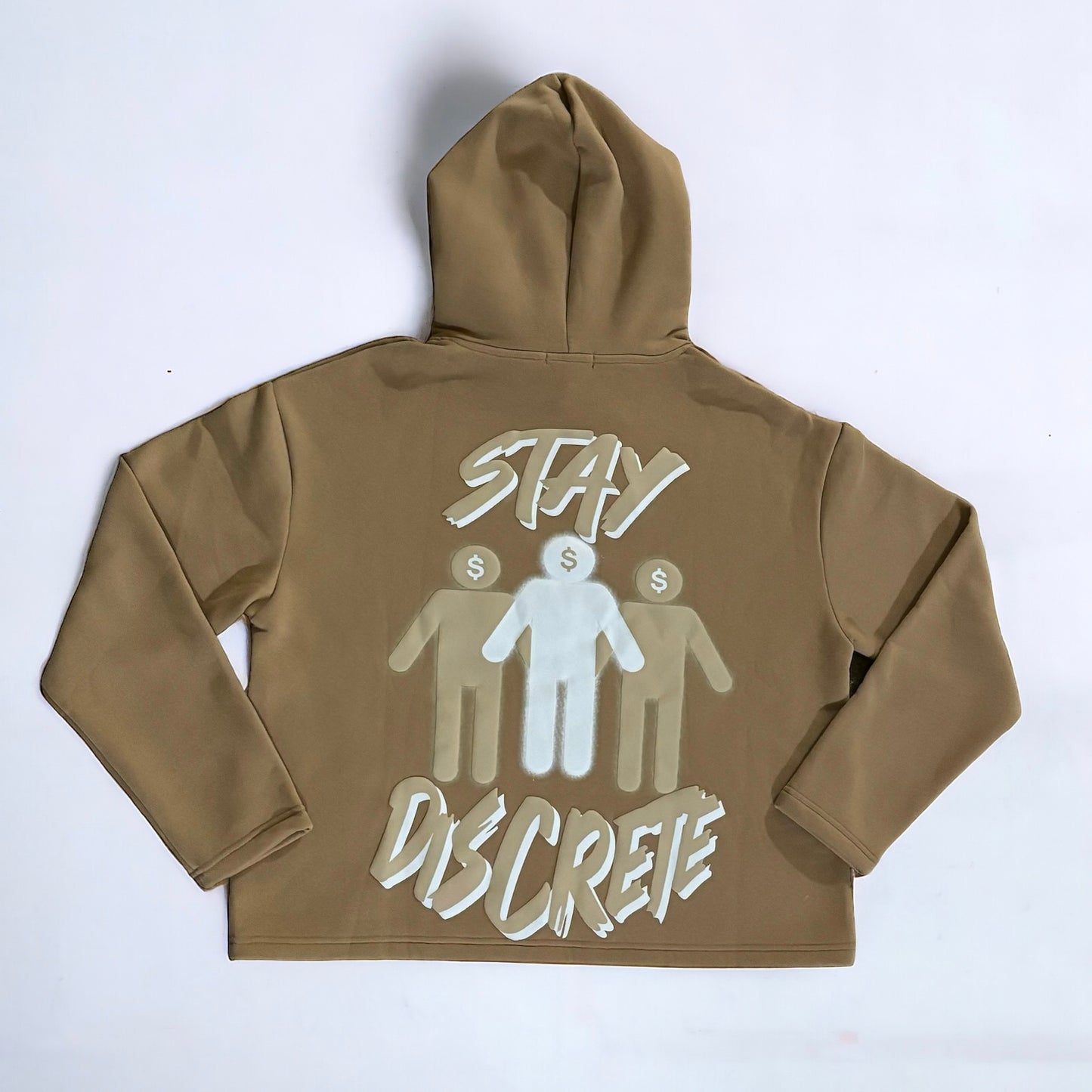 Brown Discrete Hoodie