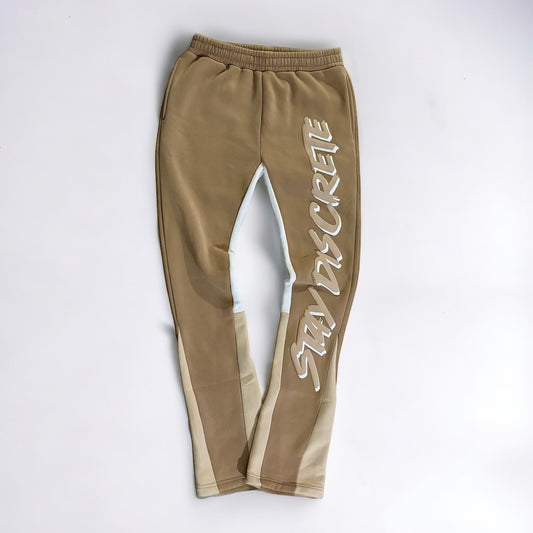 Brown Discrete Sweatpants