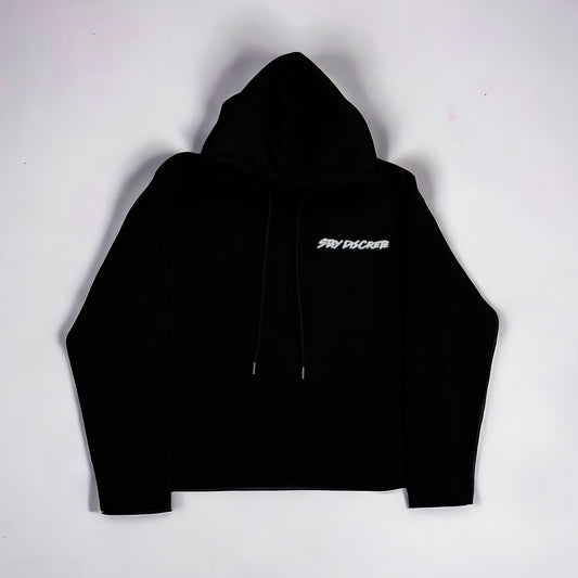 Black Discrete Hoodie